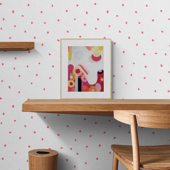 Sunburst Painting - Geometric Acrylic Painting - Picture 5 of 5